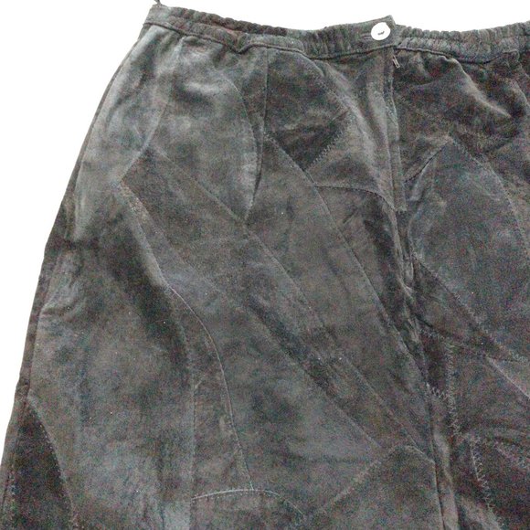 Mattina J 100% Genuine Leather Maxi Skirt - Picture 13 of 15